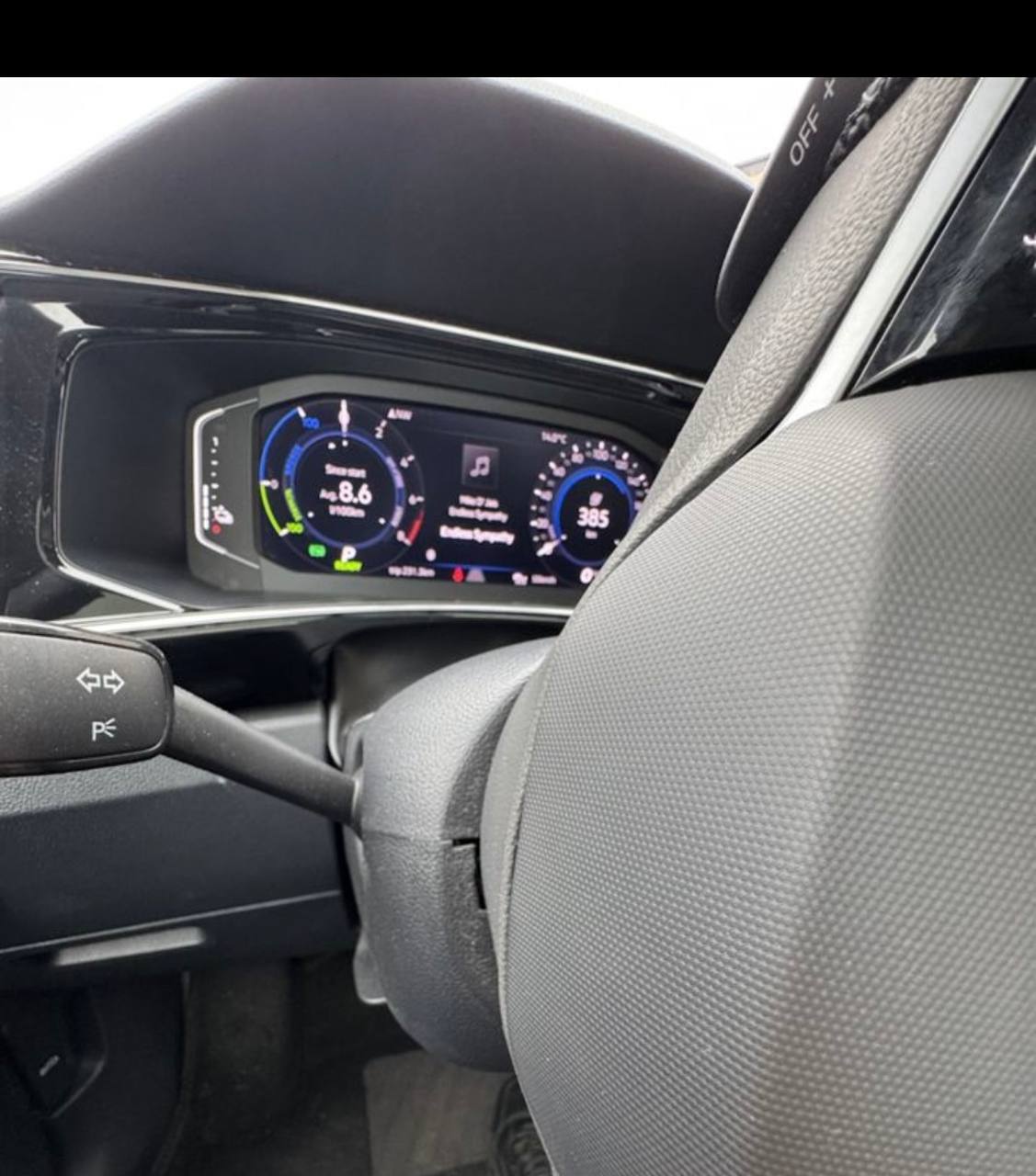 Фото из Telegram: Замена руля Volkswagen Tayron GTE дорест на сенсорный руль с адаптивом и подогревом