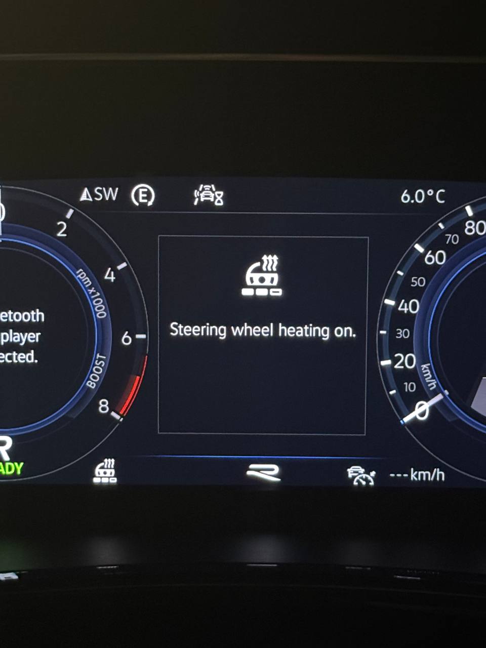 Фото из Telegram: Замена руля Volkswagen Tayron GTE дорест на сенсорный руль с адаптивом и подогревом